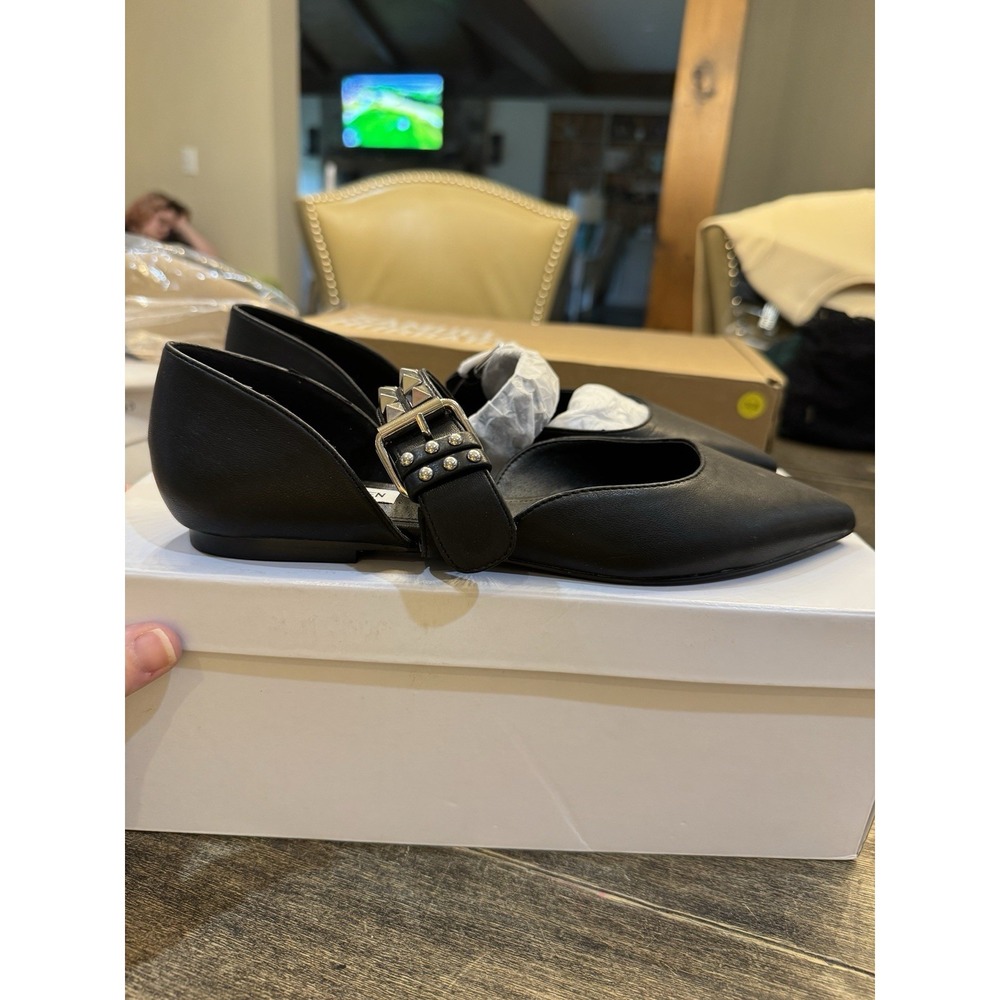 ballerina donna eco leather STEVE MADDEN PIXEL black shoe woman Size 8 - Picture 4 of 12
